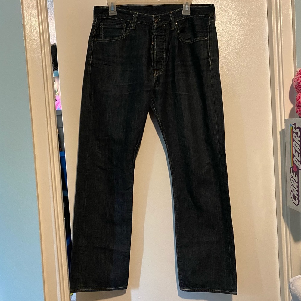 LEVI’S ORIGINAL 501 BUTTON-FLY JEANS